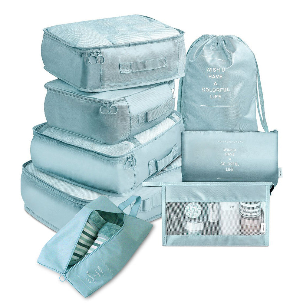 PackPro 8-Piece Travel Packing Cubes - Blue