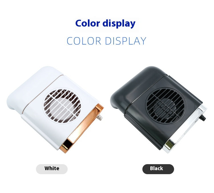 CoolRide Rear Seat USB Car Fan - Black