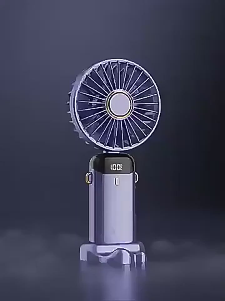 TurboAir Foldable Handheld Fan