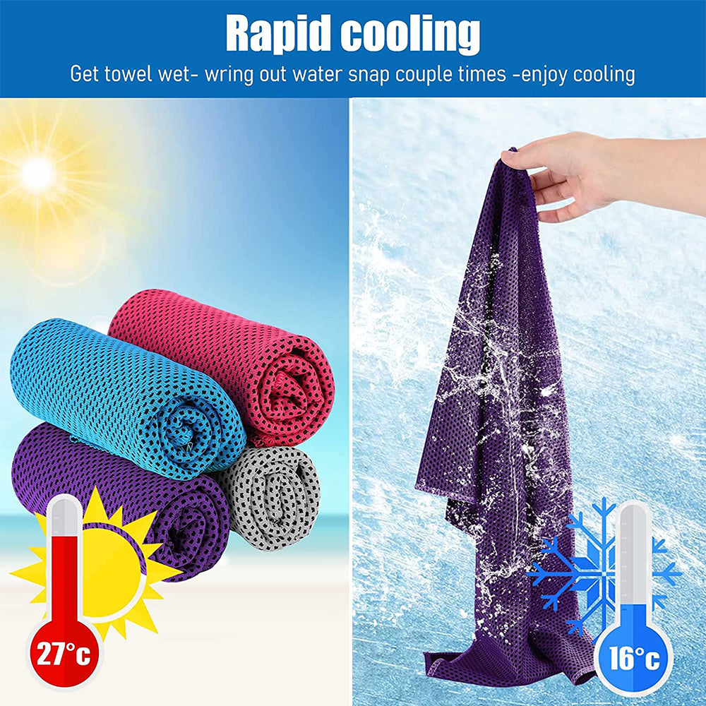 IceSnap Instant Cooling Towel - Blue