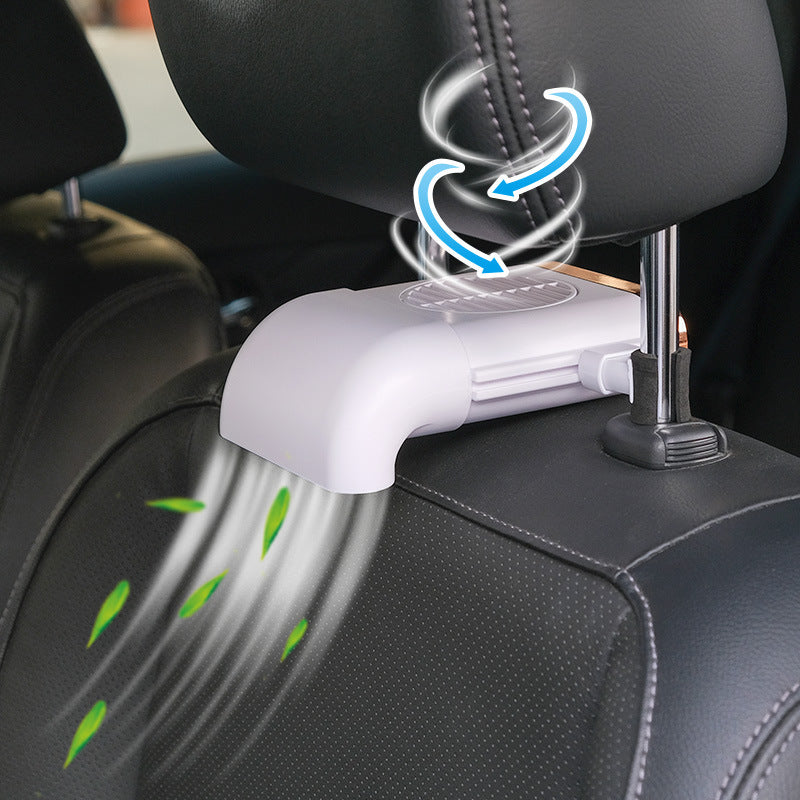 CoolRide Rear Seat USB Car Fan - Black