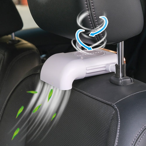 CoolRide Rear Seat USB Car Fan - Black