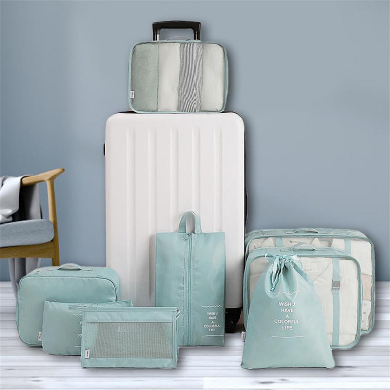PackPro 8-Piece Travel Packing Cubes - Blue