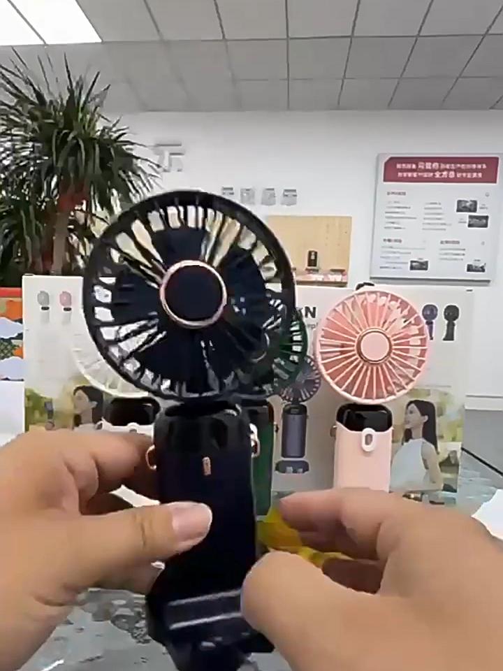 TurboAir Foldable Handheld Fan - Green